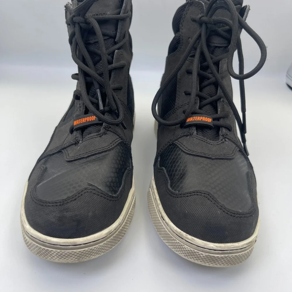 Harley-Davidson Eagleson D93555 Sneaker Mens US‎ 7M Black Leather Biker Shoes